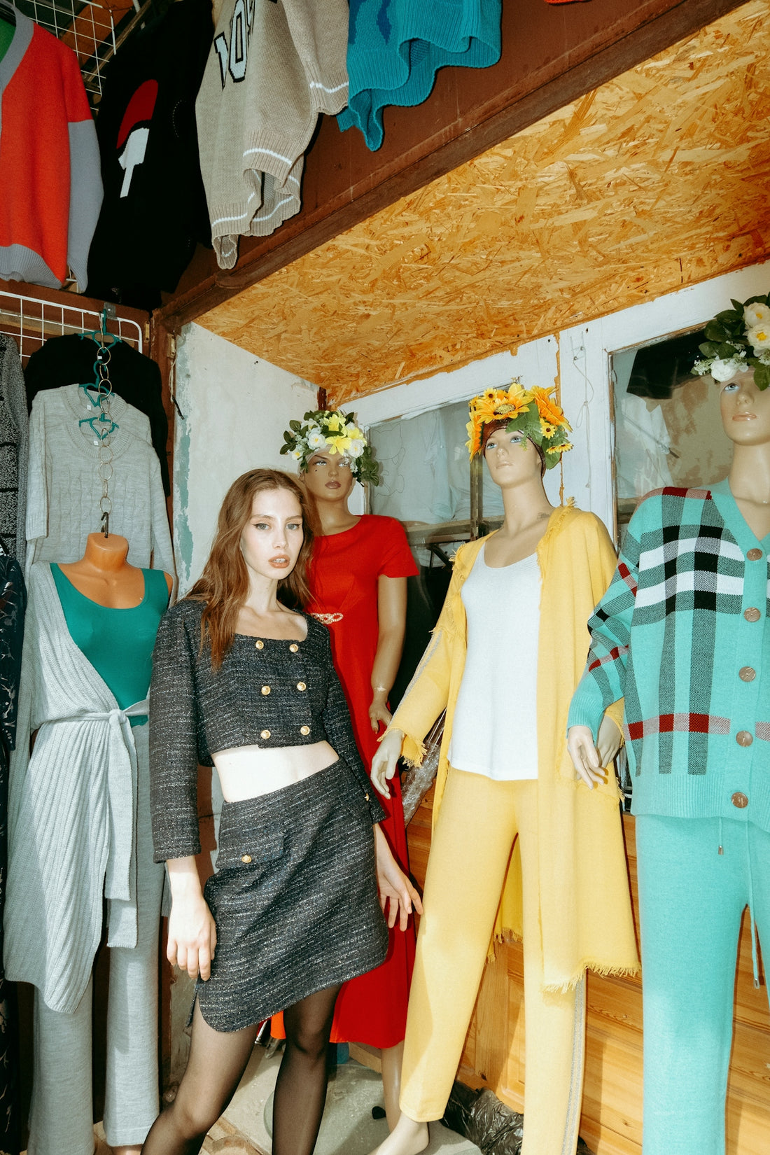 a couple of women posing for a picture