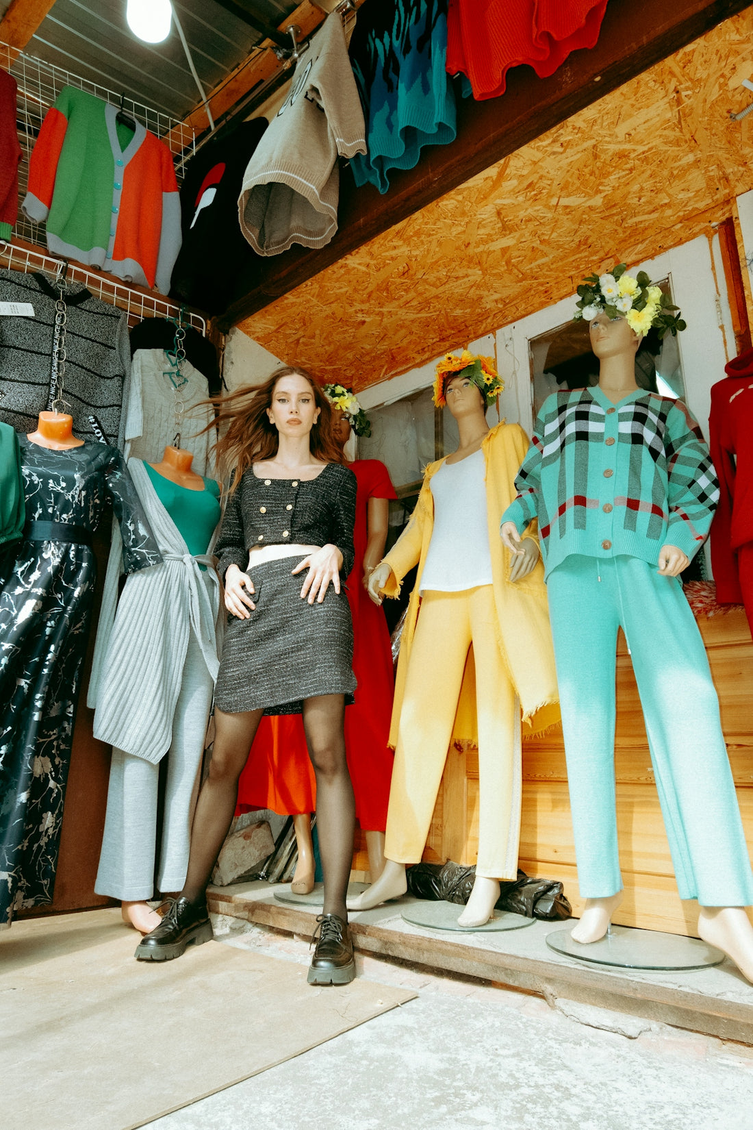 a group of people posing for the camera